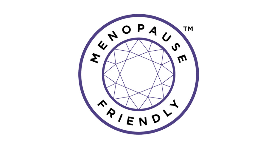 An image of the menopause friendly accreditation logo