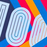 An image of a postcard with a power 100 graphic