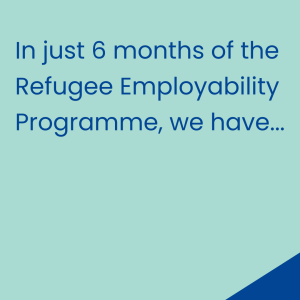 In just 6 months of the Refugee Employability Programme, we have...
